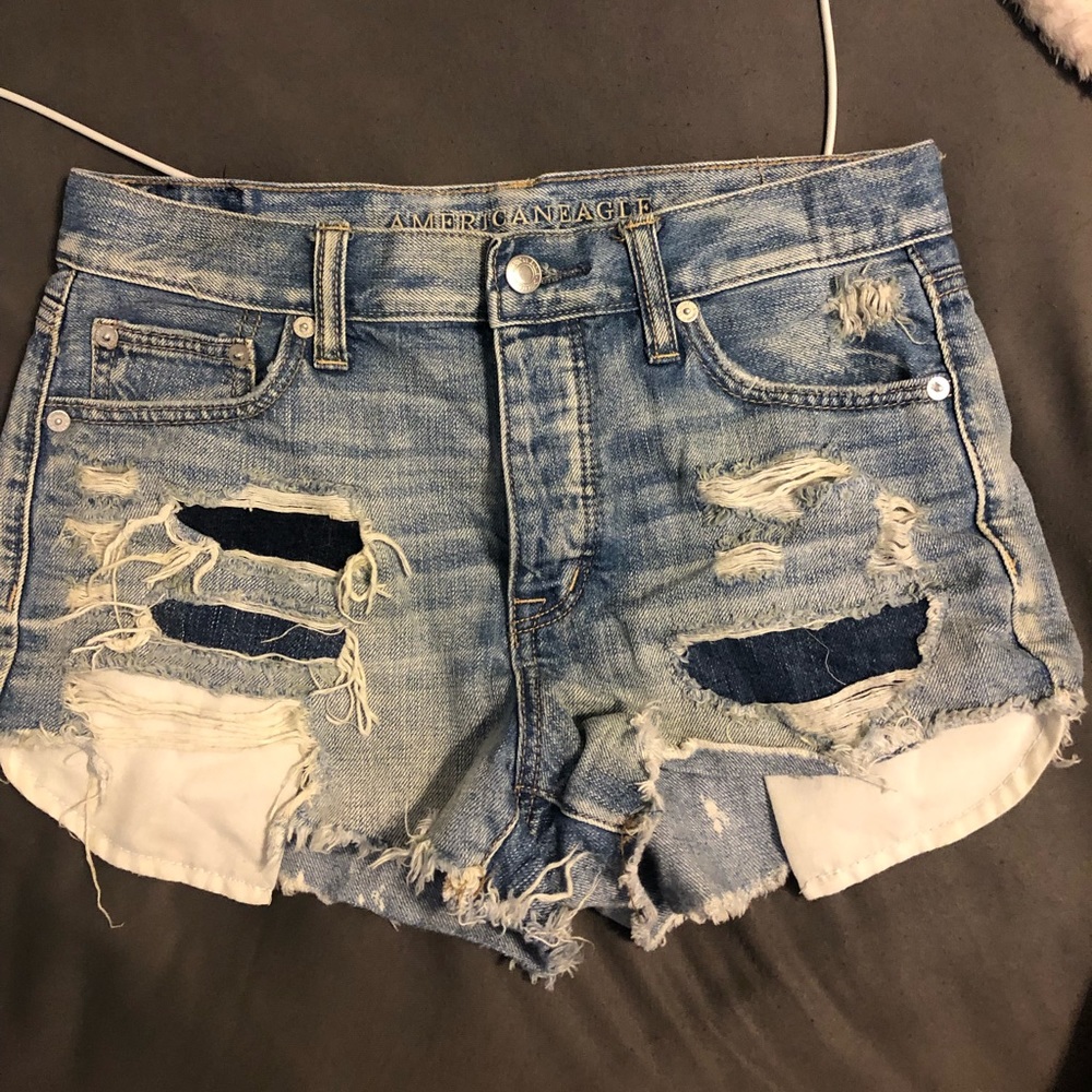 Denim shorts